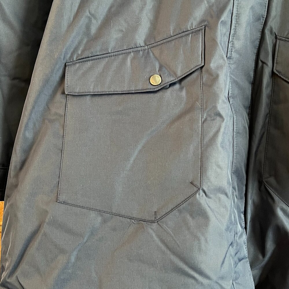 Columbia Suttle Mountain Long Insulated Hooded Jacket Coat Navy Size 3X - Picture 4 of 6